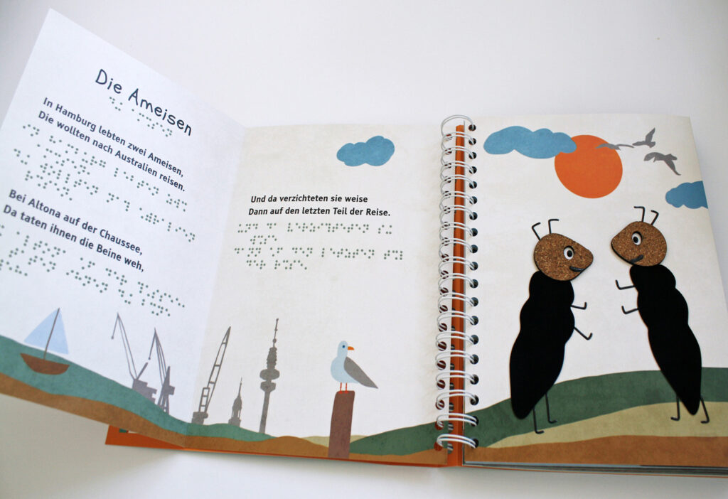 Gedicht Zwei Ameisen Wollten Nach Australien Reisen Zwei Ameisen auf Reisen: ein taktiles Bilderbuch mit Tiergedichten